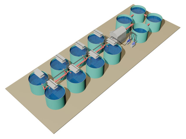 21. RAS modular para bagre de 15 t/año